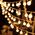 Girlanda 1.5m (10 lampek LED) USB Kulki na Balkon, CIEPŁY BIAŁY