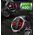 Smartwatch Rubicon RNCF08 Black Czarno-brązowy