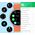 Smartwatch Rubicon Rncf15 Pomarańczowy  (RNCF15)