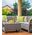 Allibert Zestaw mebli Corfu Relax set Narożna kanapa+stolik Cappuccino Piaskowy