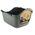 Poop toilet Cathy 56x40x40cm grey/green 8003507986756