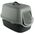 Poop toilet Cathy 56x40x40cm grey/green 8003507986756
