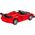 LeanToys Samochód Sportowy Zdalnie Sterowany Auto RC 1:18 Czerwony