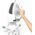 RAYEN Ironing board and iron holder with silicone 012100