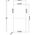 Cersanit (Blaty) Blat LARGA 100 NIEBIESKI (S932-032)