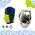 Θερμικό σακίδιο πλάτης Active Backpack 30 μπλε-πράσινο 8000303309161
