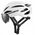 Kask rowerowy Rockbros z szybką, odpinane okulary z ochroną UV, unisex, błyszczący - biały