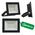 NOCTIS LUX 4 ΦΩΤΙΣΤΙΚΟ 20W NW 230V IP65 116x92x24 mm ΜΑΥΡΟ