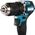 Makita DDF487RFE3 κατσαβίδι με τροφοδοσία/κρουστικό κατσαβίδι 1700 RPM Μαύρο, Μπλε, Ατσάλι