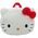 CYP Brands Hello Kitty λούτρινο σακίδιο πλάτης 24εκ