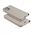 Θήκη LUNA Book Gold για το IPHONE 16e (SE 4 2025) ασημί