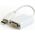 Adapter AV Gembird DisplayPort - DVI-I biały (A-DPM-DVIF-03-W)