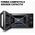 Microwave oven  volume 20L  mechanical control  800W  5 power levels  LED lighting  defrosting  cooking end signal  black