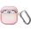 Etui UNIQ Iridescia do AirPods 4 Hang    Case pink prism
