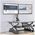 Eaton Tripp Lite Dual-Display Monitor Arm with Desk Clamp and Grommet - Height Adjustable, 17" to 27" Monitors - Befestigungskit - fur 2 LCD-Displays - Stahl - Schwarz - Bildschirmgrosse: 43.2-68.6 cm (17"-27") - Klemmmontage, Tulle, Tischmontage