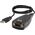 Adapter USB Eaton Eaton Tripp Lite Series Keyspan High Speed USB to Serial Adapter - Serieller Adapter - USB - RS-232 - Schwarz