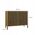 Komoda KAMARO 2D SLIM DĄB ARTISAN Lamele Front Ryflowany