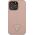 Guess Etui Guess do iPhone 14 Pro Max 6,7" różowy/pink hardcase SaffianoTriangle Logo