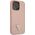 Guess Etui Guess do iPhone 14 Pro Max 6,7" różowy/pink hardcase SaffianoTriangle Logo