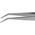 Knipex Pinceta precyzyjna nierdzewna końcówki zagięte SMD 120mm 0,6mm