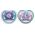 Philips AVENT ultra air SCF085/61 Soother, Classic baby pacifier, Orthodontic, Silicone, Boy/Girl, Dishwasher proof