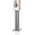 B&W 607 S3 pedestal speaker, 1 pc, white/oak