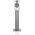 B&W 607 S3 pedestal speaker, 1 pc, white/oak