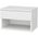 BEDSIDE TABLE WHITE 29X44.6X31.9CM