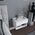 BEDSIDE TABLE WHITE 29X44.6X31.9CM