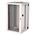 ROLINE Wandgeh�use Pro 48,26cm 19Zoll 20 HE 600x600 BxT zweiteilig schwenkbar grau
