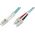 Intellinet Network Solutions krosowy LC-SC duplex 1m 50/125 OM3 wielomodowy (303805)