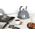 Berretti BERRETTI - Czajnik tradycyjny Giovanna - 3 L - szary - indukcja - gaz - BR-6200