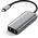 Satechi 4-In-1 USB-C Hub - hub do urządzeń mobilnych USB-C (3x USB-C 3.2 gen2 10Gbps, 2.5 Gigabit Ethernet) (space gray)