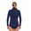 LS1627W Koszulka damska z golfem COMFORT MERINO granatowy XL