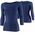 LS1628W Koszulka damska z rękawem 3/4 COMFORT MERINO granatowy S