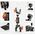 Mocowanie Uchwyt Imadło 2x Zacisk Crab Clamp Magic Arm K&f 1.5kg 1/4" Ms25 / Kf31.096