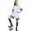 Koszulka dla dzieci adidas Squadra 25 biało-niebieska JJ0060 140cm