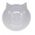 DUVO+ MISKA CERAMICZNA DLA KOTA 175ml     JASNOSZARA 14x14x6.5cm  15508