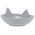 DUVO+ MISKA CERAMICZNA DLA KOTA 175ml     JASNOSZARA 14x14x6.5cm  15508
