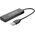 Hub FL01 stacja dokująca rozdzielacz USB-A na 4x USB-A - czarny Hub FL01 stacja dokująca rozdzielacz USB-A na 4x USB-A - czarny