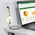 Kabel sieciowy patchcord Cat6a UTP kątowy obrotowy 2m slim czarny