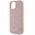 Case Karl Lagerfeld Leather Monogram Metal Logo MagSafe for iPhone 15 pink