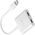 j5create JCA164 0,1 m USB Type-C Biały