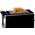 Bosch TAT8613N, 2 slice(s), Black, Stainless steel, Buttons, Level, LED, 860 W