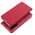 Kabura LUNA Book Carbon do SAMSUNG S24 FE czerwony