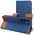 Kabura JEANS Book do SAMSUNG S25 Edge niebieski