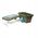 PLATINET CAMPING PICNIC BASKET 47X29X23,5 CM, 16L, FOLDING, WITH 2 IN 1 LID / TABLE GREEN [46139]