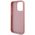 Etui Karl Lagerfeld Wrinkled Metal       Signature do iPhone 15 Pro różowy