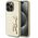 Etui Karl Lagerfeld Wrinkled Metal       Signature do iPhone 15 Pro Max złoty