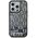 Etui Karl Lagerfeld Liquide Glitter      Monogram Gradient do iPhone 15 Pro czarny